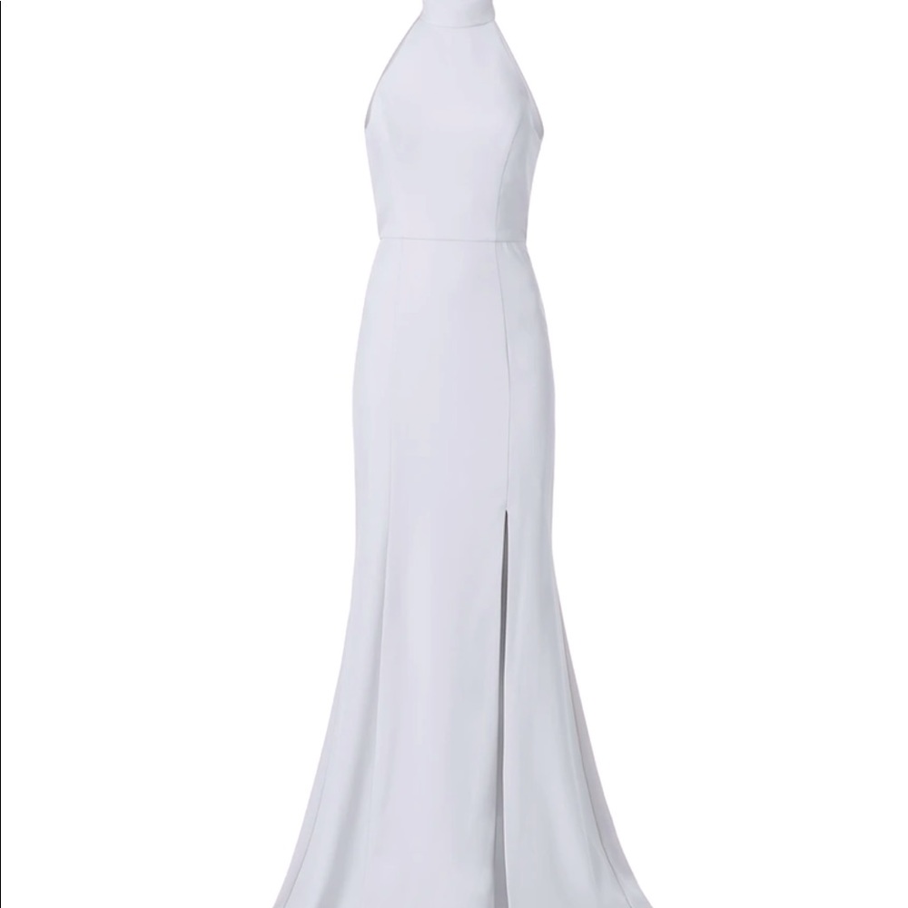 Amsalr Cora Dove Grey Bridesmaid Dress